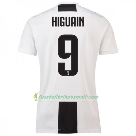 Günstige Fußballtrikots Juventus Turin Higuain 9 2018-2019 Kurzarm Heimtrikotsatz kaufen
